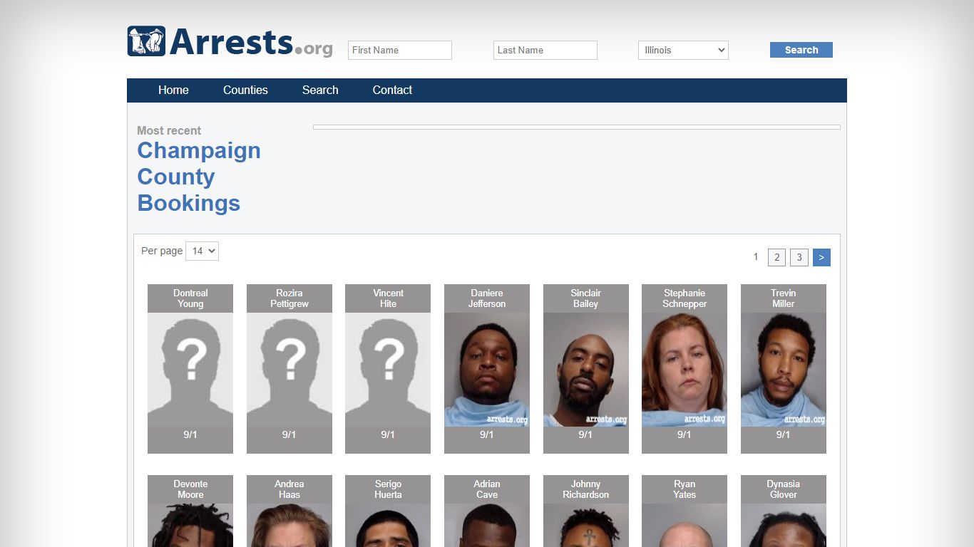 Champaign County Arrests and Inmate Search